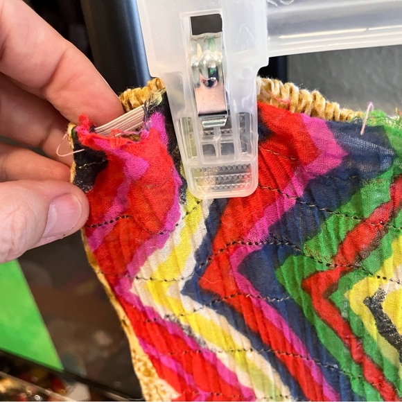 Boho Harem Cotton Patchwork Pants 3pair left - Picture 5 of 6